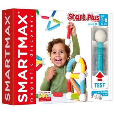 Smart Max Start PLUS 30 elementów - klocki magnetyczne