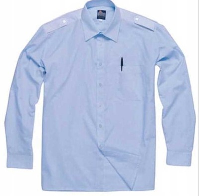 Koszula mundurowa z pagonami, wysoka jakość, XL