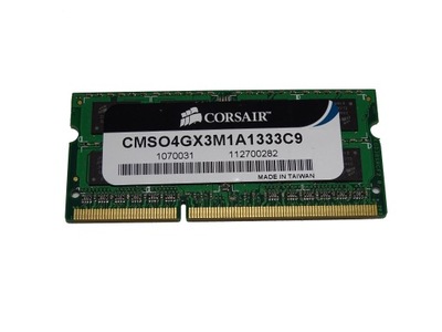 CORSAIR DDR3 4GB 1333MHz.