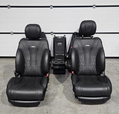 Комплект сидінь сидіння mercedes s klasa w222 s63 amg long фото №1