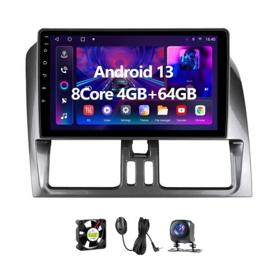 RADIO DE AUTOMÓVIL 2DIN GPS ANDROID 13 PARA VOLVO XC60 2008-2017  