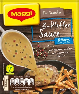 MAGGI * SOS 3 RODZAJE PIEPRZU PIEPRZOWY