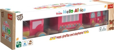 Zabawka drewniana Train Africa