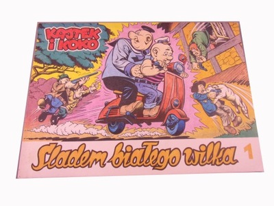 KAJTEK i KOKO 1. ŚLADEM BIAŁEGO WILKA wyd. I 1989 r.