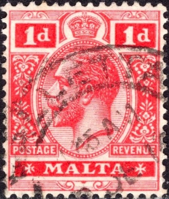 kol.bryt.Malta KGV 1 d.