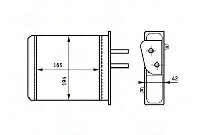 Отопитель fiat punto i behr hella фото №1