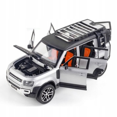 MODELO AUTO LAND ROVER DEFENDER METÁLICO 1:24  