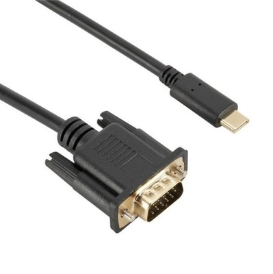 Kabel Adapter USB-C USB3.1 do VGA 1,8M