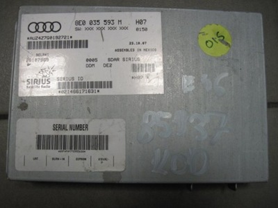 UNIDAD DE CONTROL CYFROWEGO RADIO AUDI A4/S4 8E0035593M*Q  