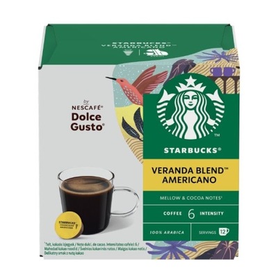Starbucks Dolce Gusto Veranda Grande Blend Americano 12 szt