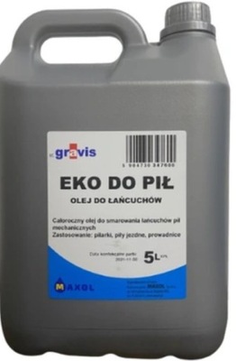 OLEJ DO ŁAŃCUCHÓW EKO GRAVIS EKO DO PIŁ 5L