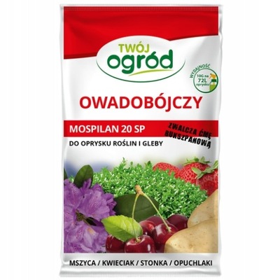 Mospilan 20 SP owadobójczy opuchlaki mszyce 2x 10g