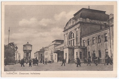 TARNÓW DWORZEC KOLEJOWY WIEŻA CIŚNIEŃ 1940