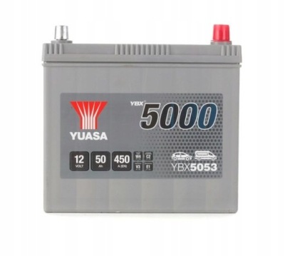 Акумулятор yuasa 50ah 450a ybx5053 jap p+ фото №1