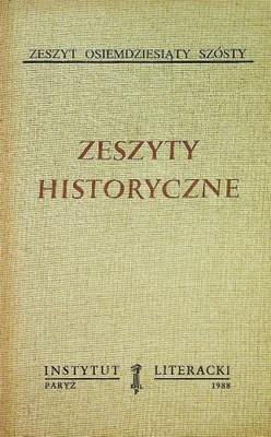 Zeszyty historyczne zeszyt 86