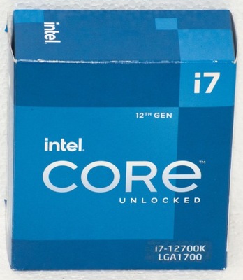Procesor Intel Core i7-12700K BOX. Gwarancja