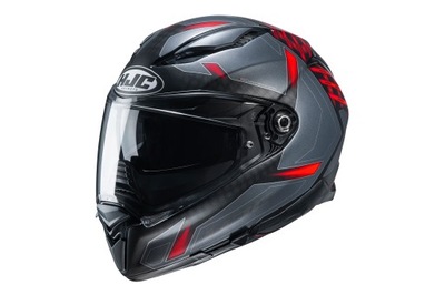 HJC kask F70 DEVER black/red S