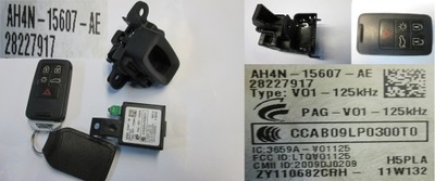 Volvo v60 s60 ii ключ замок запалювання 28227917 2011 r фото №1