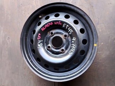 ДИСК СТАЛЬНОЙ NISSAN ALMERA 15″ 4X114.3 ET 45 фото