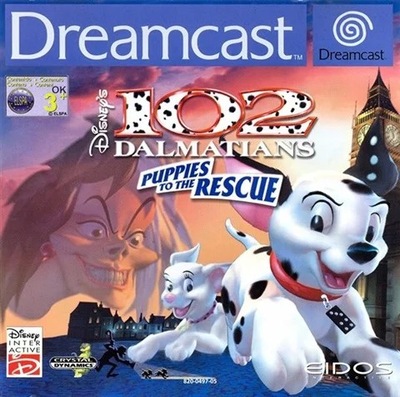 102 Dalmatians Puppies To The Rescue - SEGA DREAMCAST PAL PUDEŁKO