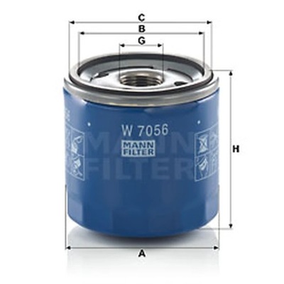 FILTRO ACEITES MANN-FILTER EN 7056  