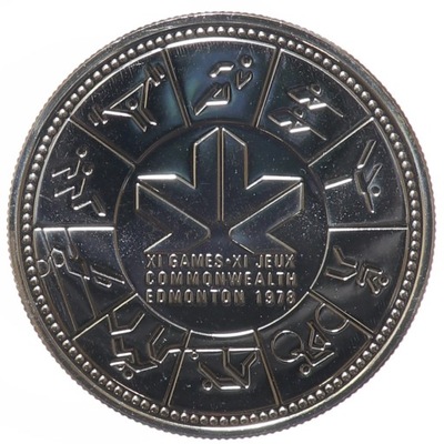 1 dolar - Igrzyska Wspólnoty Narodów w Edmonto - Kanada - 1978 rok