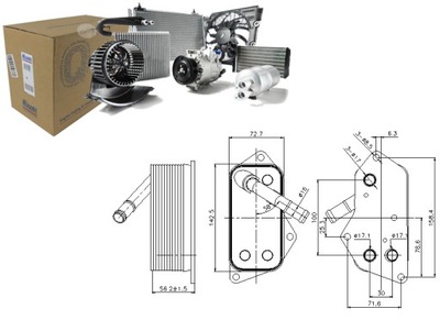 Nissens 90689 радиатор масла, масло двигательный фото №1