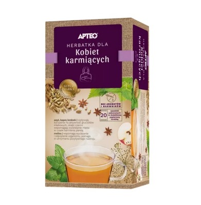 Herbatka dla kobiet karmiących 20 sasz. laktacja