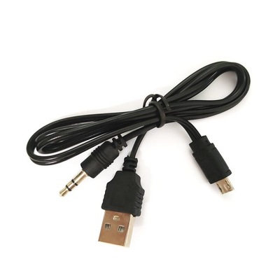 Kabel USB do 3.5mm AUX Audio 3 w 1 Mini Micro USB