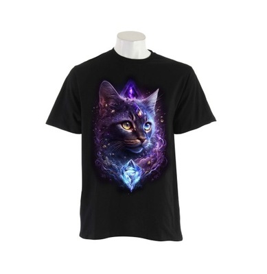 Koszulka T-shirt z Kotem | Damska, rozmiar M