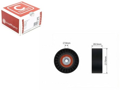 Ролик напрямна caffaro фото №1