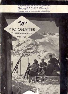 Agfa Photoblatter. R.37 1931. Nr 7 Januar 1931