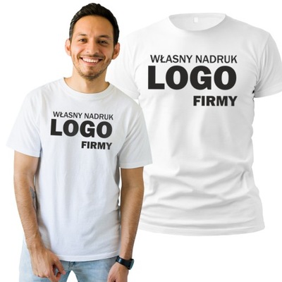 Koszulka Męska Prezent Na Urodziny Twój Własny Logo Nadruk T-shirt L