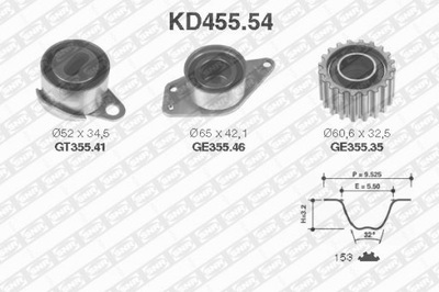 COMPUESTO ENGRANAJE DE DISTRIBUCIÓN SNR KD455.54 KD45554  