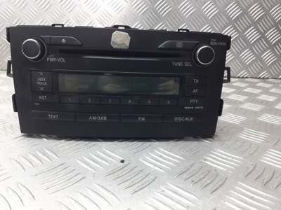 Радио toyota auris 2.0 d4d 86120-02a50 фото №1