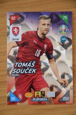 Panini Euro 2020 kick off 2021 Platinum Soucek 380