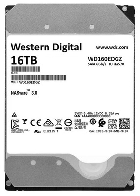 DYSK HDD 3.5" WD WD160EDGZ 16TB 7200RPM SATA III