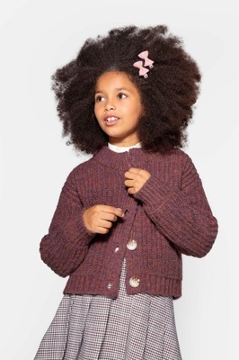 Sweter dziewczęcy bordowy roz.152 Coccodrillo