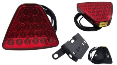 Лампа задняя стоп третий свет стоп-сигнал универсальные красные mocne f1 фото №1