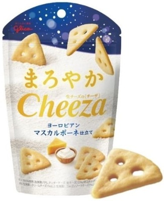 Glico Cheeza Krakersy Mascarpone Mocno Serowe 40g