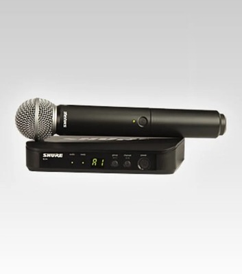 Shure BLX24/SM58 Czarny Mikrofon Stage / Performance