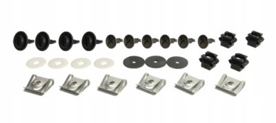 Кліпси захист pod двигун дизель audi a4 b5 набір фото №1