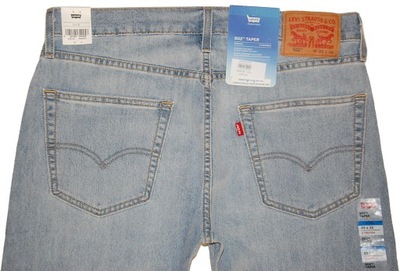 LEVIS 502 33/32 W33 L32 niebieskie 1326 pas 88 cm