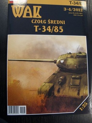 1:25 Czołg T-34/85 WAK 3-4/2012