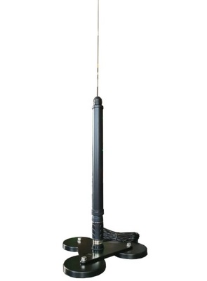 YAESU ATAS-120A + podstawa magnetyczna MFJ Goliath - antena KF VHF UHF