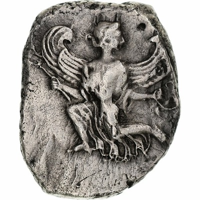 Caria, Stater, ca. 430-410 BC, Kaunos, Srebro, AU(