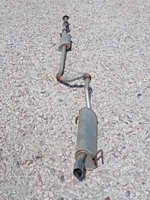 Гаситель выхлоп комплектный  1.4 16v alfa romeo mito фото №1