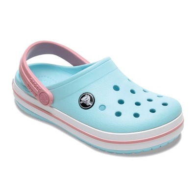 Klapki dziecięce Crocs Crocband Clog ice blue/white 25-26 EU