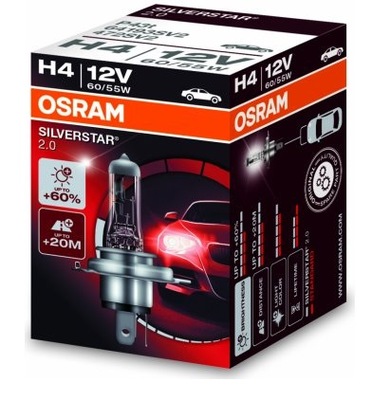 Żarówka Osram H4 SILVERSTAR 2.0 60/55 W 64193SV2-01B