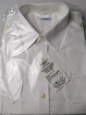 Koszulo-bluza oficerska biała krótki rękaw 301/MON rozmiar 35/170